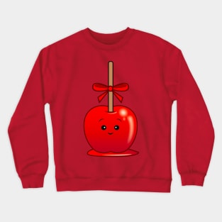 A Cute & Smiling Candy Apple Crewneck Sweatshirt